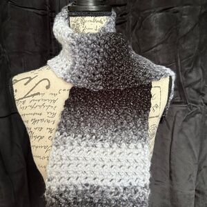 Handmade by May, NEW, crocheted winter scarf